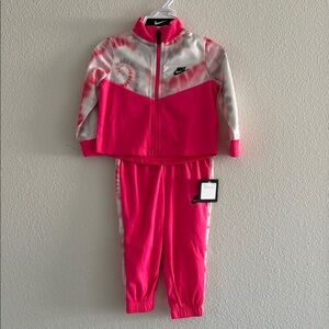 Nike Pink and Gray Tracksuit for Kids